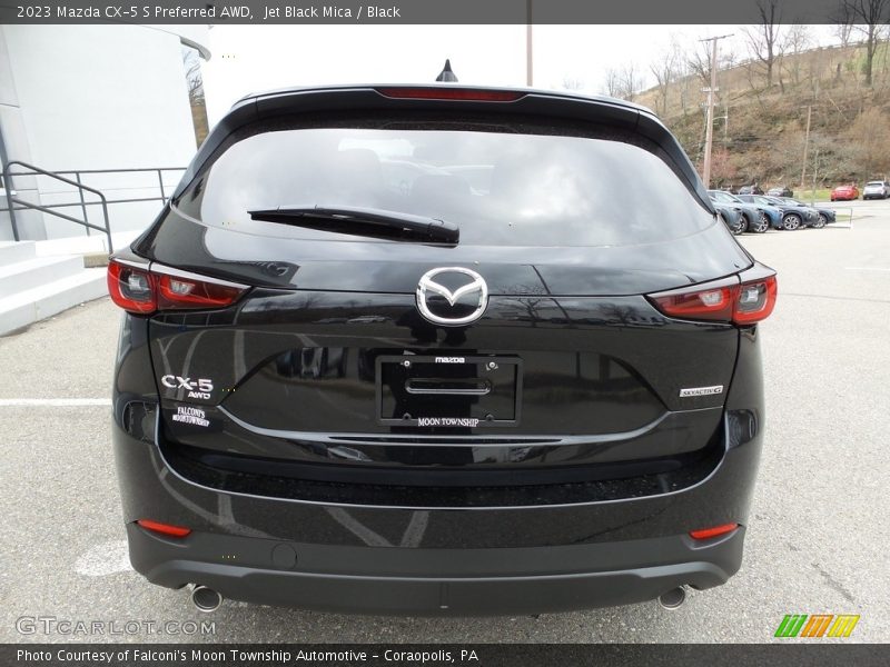 Jet Black Mica / Black 2023 Mazda CX-5 S Preferred AWD