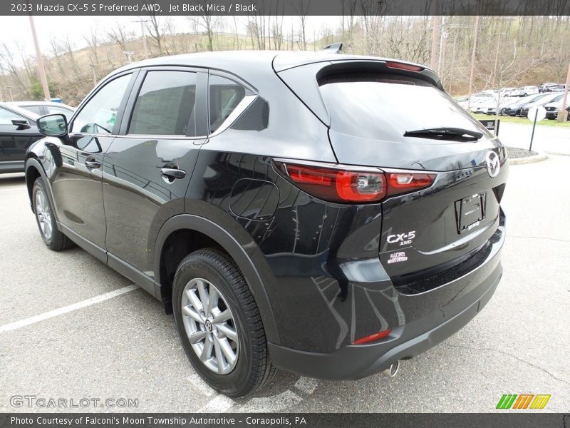 Jet Black Mica / Black 2023 Mazda CX-5 S Preferred AWD