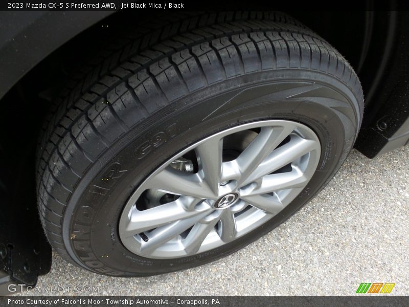 Jet Black Mica / Black 2023 Mazda CX-5 S Preferred AWD