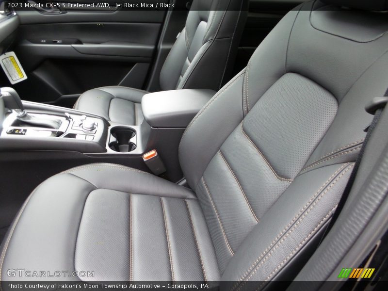 Jet Black Mica / Black 2023 Mazda CX-5 S Preferred AWD