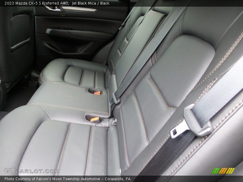 Jet Black Mica / Black 2023 Mazda CX-5 S Preferred AWD