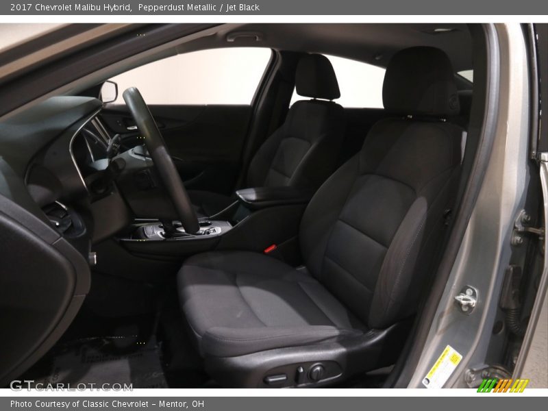Pepperdust Metallic / Jet Black 2017 Chevrolet Malibu Hybrid