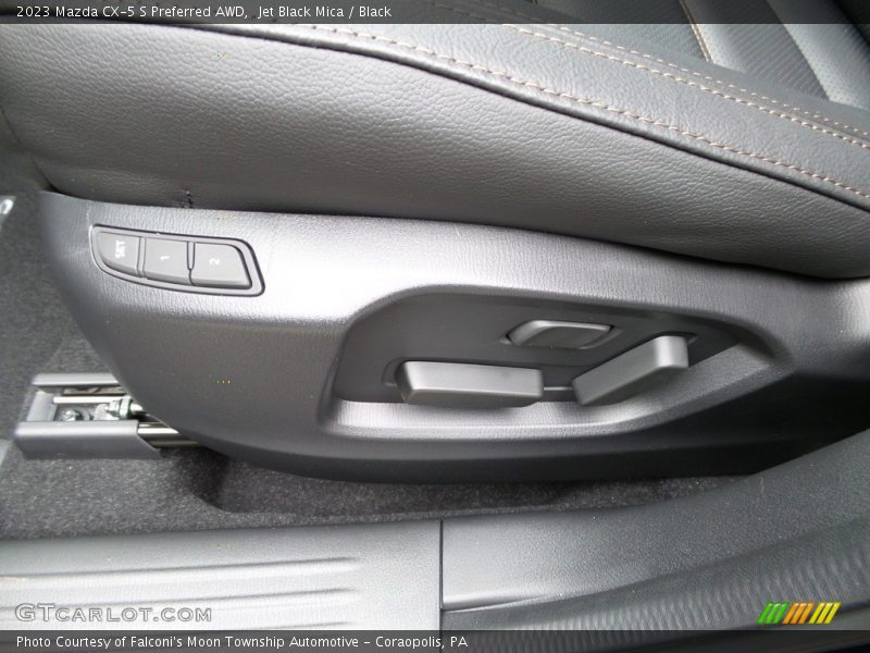 Jet Black Mica / Black 2023 Mazda CX-5 S Preferred AWD