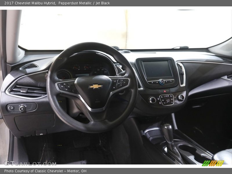 Pepperdust Metallic / Jet Black 2017 Chevrolet Malibu Hybrid