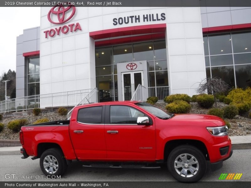 Red Hot / Jet Black 2019 Chevrolet Colorado LT Crew Cab 4x4