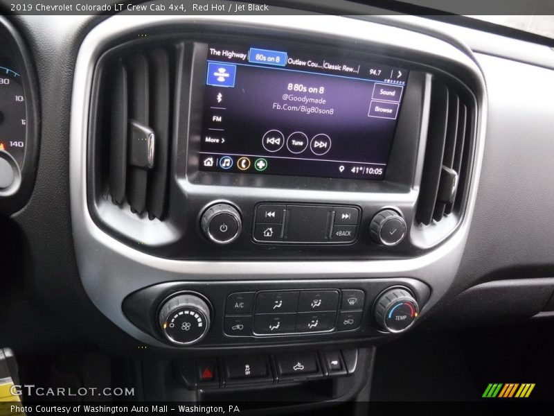 Controls of 2019 Colorado LT Crew Cab 4x4
