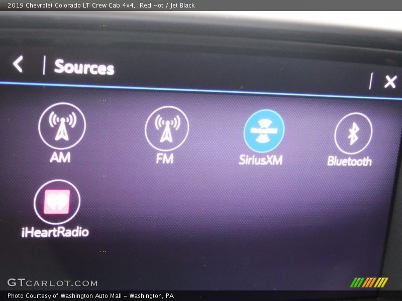 Red Hot / Jet Black 2019 Chevrolet Colorado LT Crew Cab 4x4