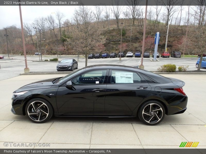  2023 Elantra N-Line Onyx Black