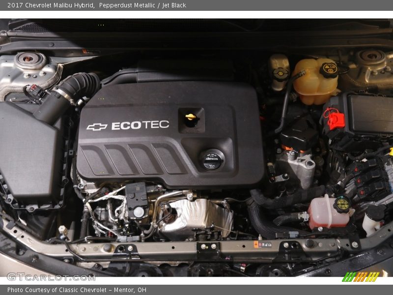 Pepperdust Metallic / Jet Black 2017 Chevrolet Malibu Hybrid