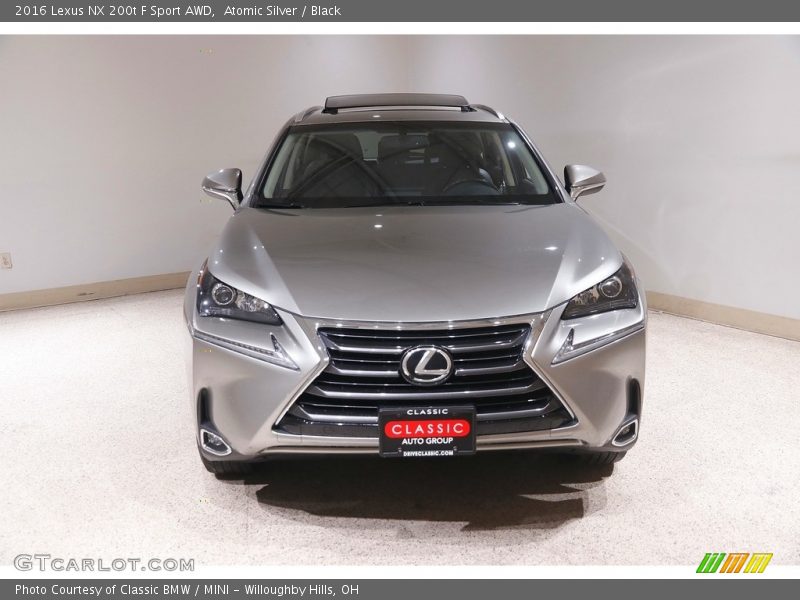 Atomic Silver / Black 2016 Lexus NX 200t F Sport AWD