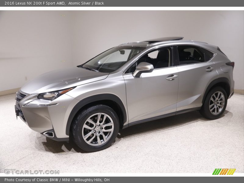 Atomic Silver / Black 2016 Lexus NX 200t F Sport AWD