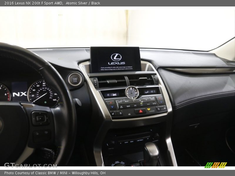 Atomic Silver / Black 2016 Lexus NX 200t F Sport AWD
