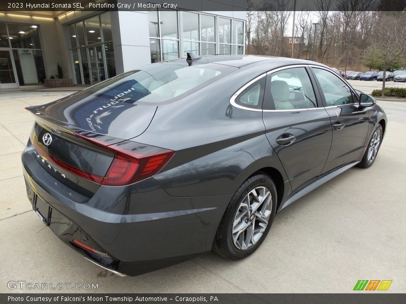 Portofino Gray / Medium Gray 2023 Hyundai Sonata SEL