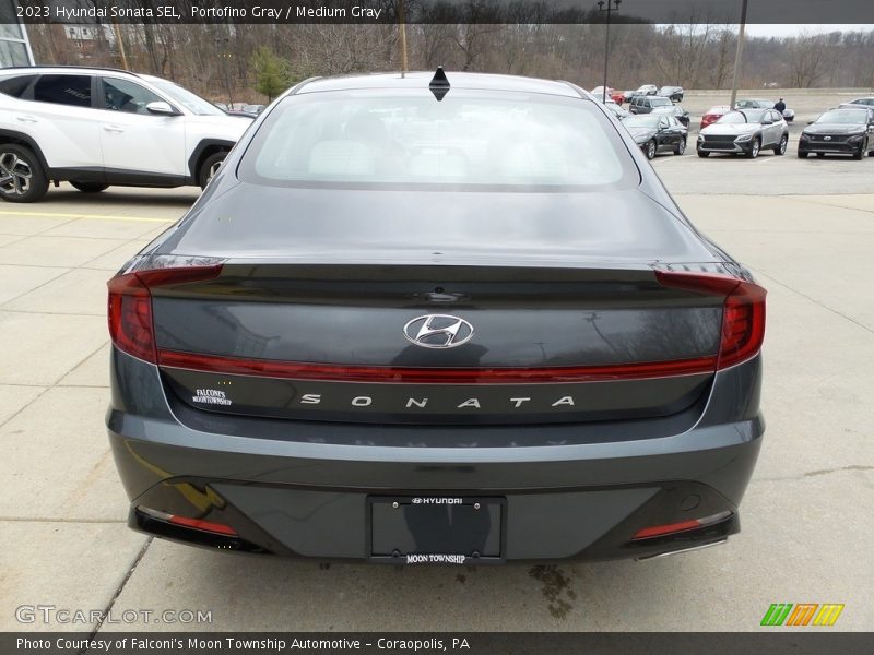 Portofino Gray / Medium Gray 2023 Hyundai Sonata SEL