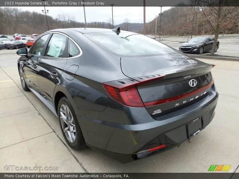 Portofino Gray / Medium Gray 2023 Hyundai Sonata SEL