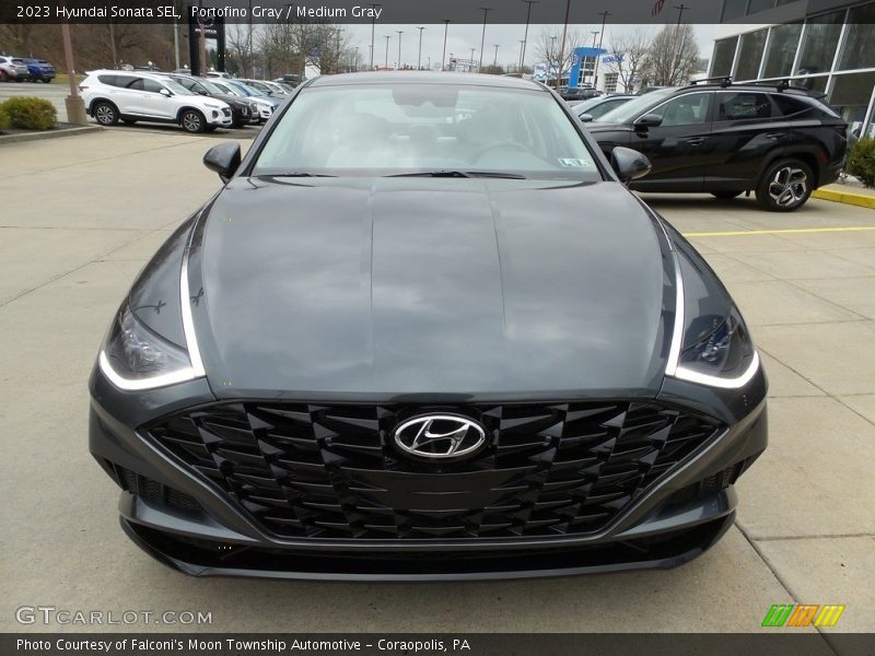Portofino Gray / Medium Gray 2023 Hyundai Sonata SEL