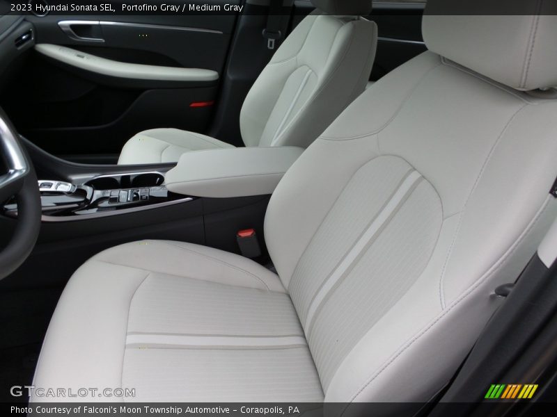 Portofino Gray / Medium Gray 2023 Hyundai Sonata SEL