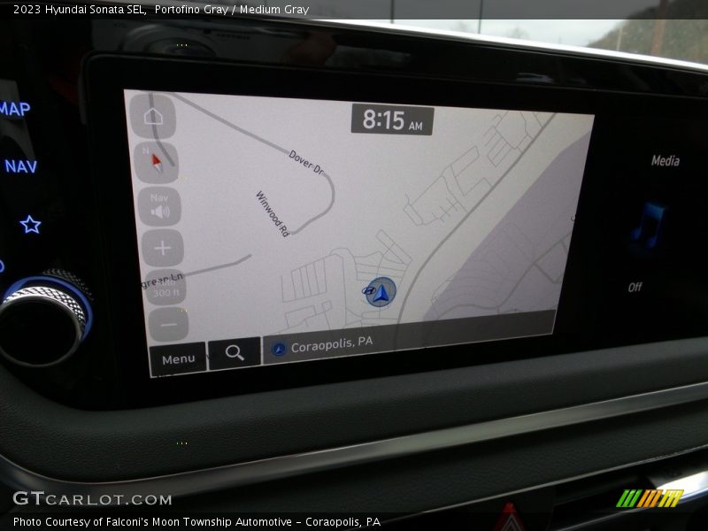 Portofino Gray / Medium Gray 2023 Hyundai Sonata SEL