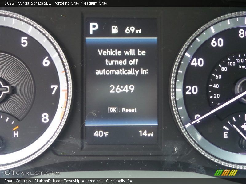Portofino Gray / Medium Gray 2023 Hyundai Sonata SEL