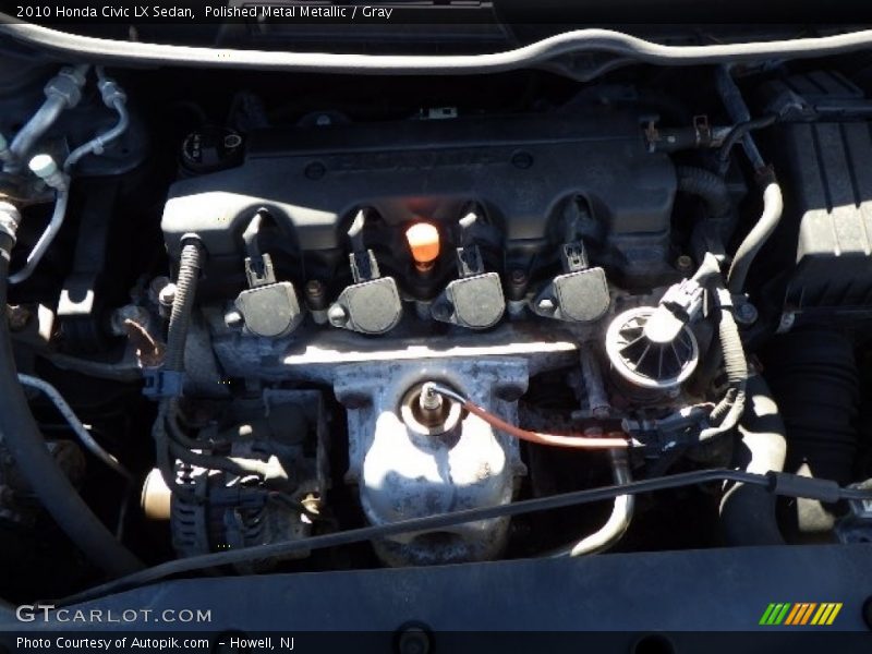 Polished Metal Metallic / Gray 2010 Honda Civic LX Sedan