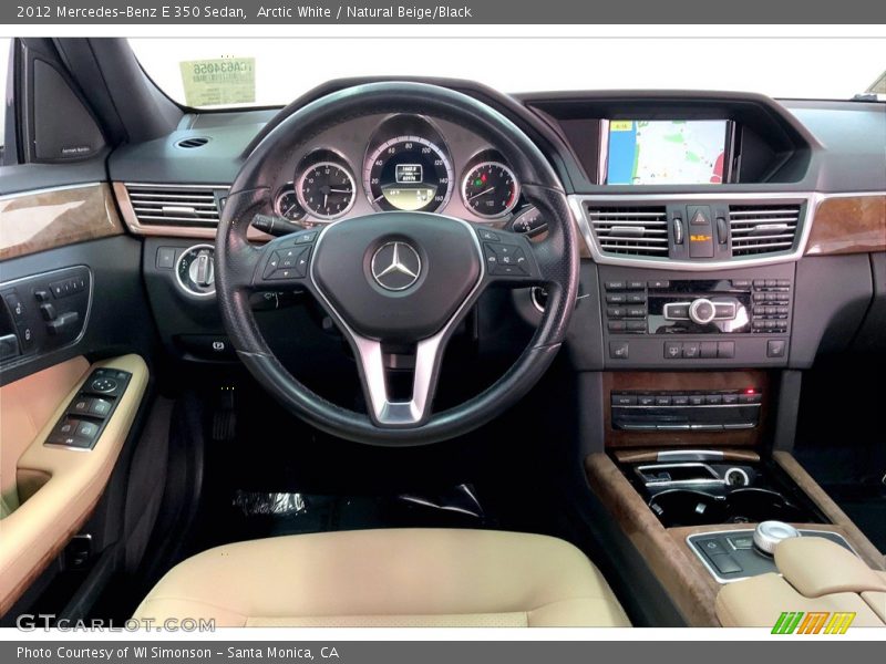 Arctic White / Natural Beige/Black 2012 Mercedes-Benz E 350 Sedan