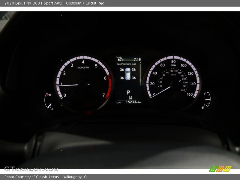  2020 NX 300 F Sport AWD 300 F Sport AWD Gauges