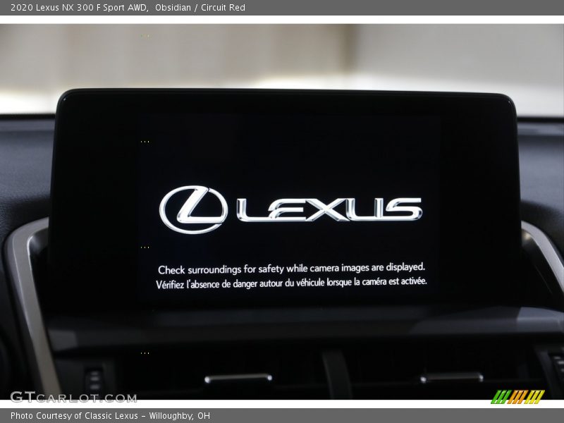 Obsidian / Circuit Red 2020 Lexus NX 300 F Sport AWD