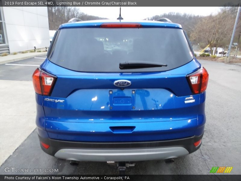 Lightning Blue / Chromite Gray/Charcoal Black 2019 Ford Escape SEL 4WD