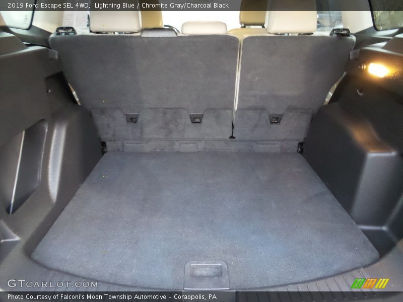 Lightning Blue / Chromite Gray/Charcoal Black 2019 Ford Escape SEL 4WD