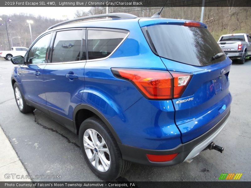 Lightning Blue / Chromite Gray/Charcoal Black 2019 Ford Escape SEL 4WD