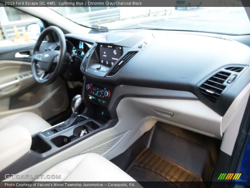 Lightning Blue / Chromite Gray/Charcoal Black 2019 Ford Escape SEL 4WD