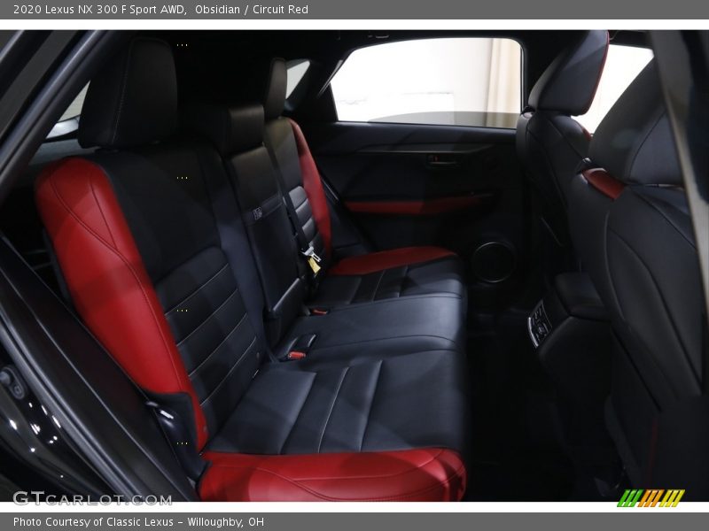 Obsidian / Circuit Red 2020 Lexus NX 300 F Sport AWD