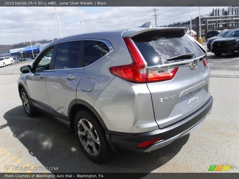 Lunar Silver Metallic / Black 2019 Honda CR-V EX-L AWD