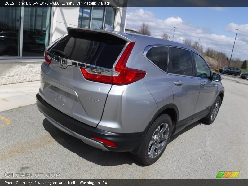 Lunar Silver Metallic / Black 2019 Honda CR-V EX-L AWD