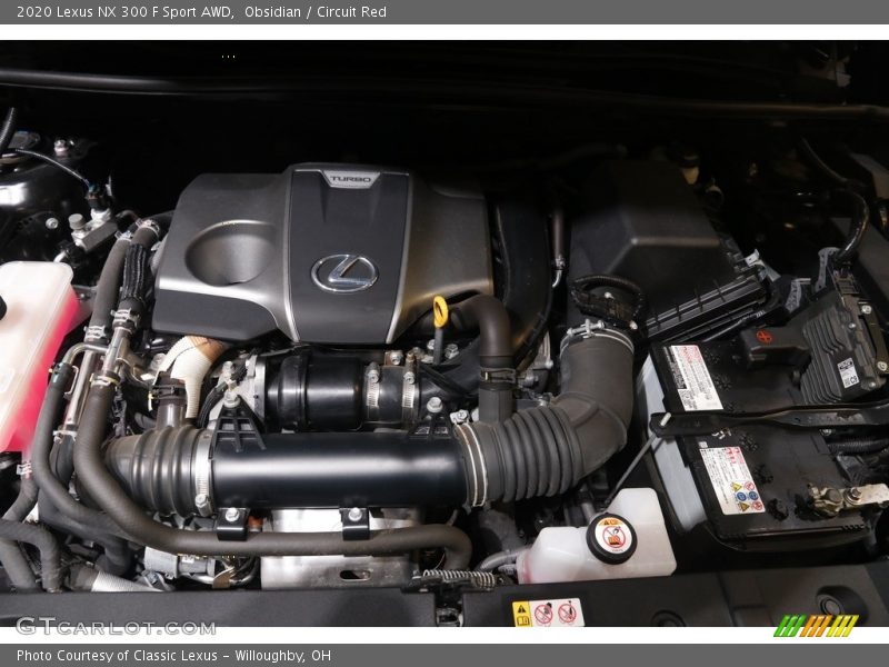  2020 NX 300 F Sport AWD Engine - 2.0 Liter Turbocharged DOHC 16-Valve VVT-i 4 Cylinder