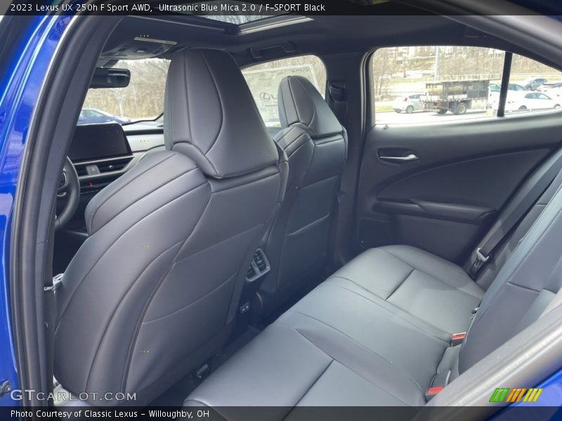 Rear Seat of 2023 UX 250h F Sport AWD