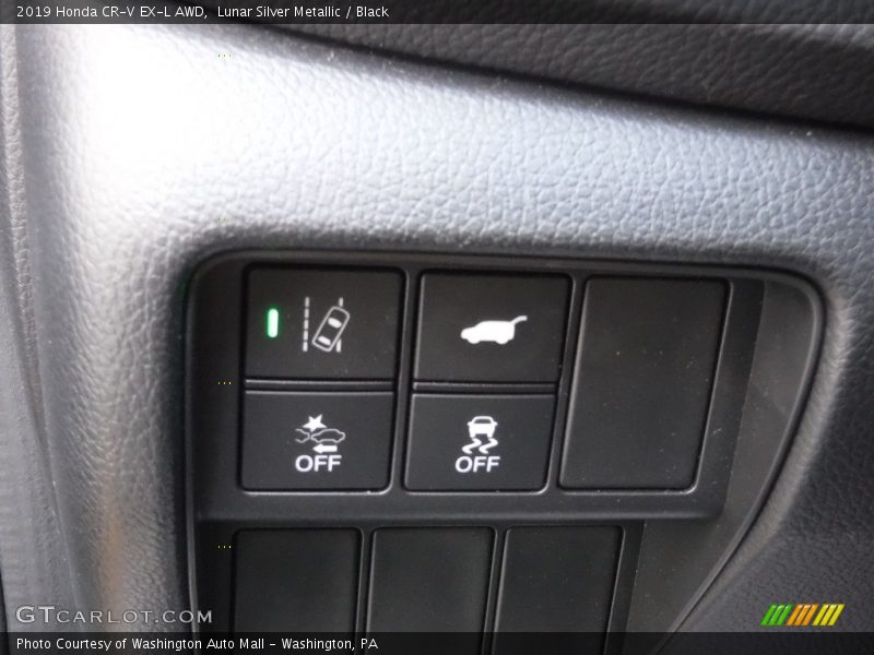 Lunar Silver Metallic / Black 2019 Honda CR-V EX-L AWD