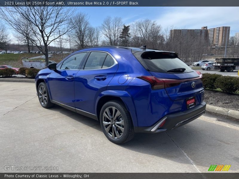  2023 UX 250h F Sport AWD Ultrasonic Blue Mica 2.0