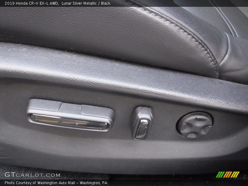 Lunar Silver Metallic / Black 2019 Honda CR-V EX-L AWD