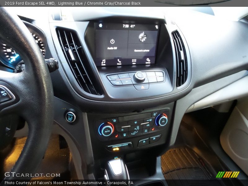 Lightning Blue / Chromite Gray/Charcoal Black 2019 Ford Escape SEL 4WD
