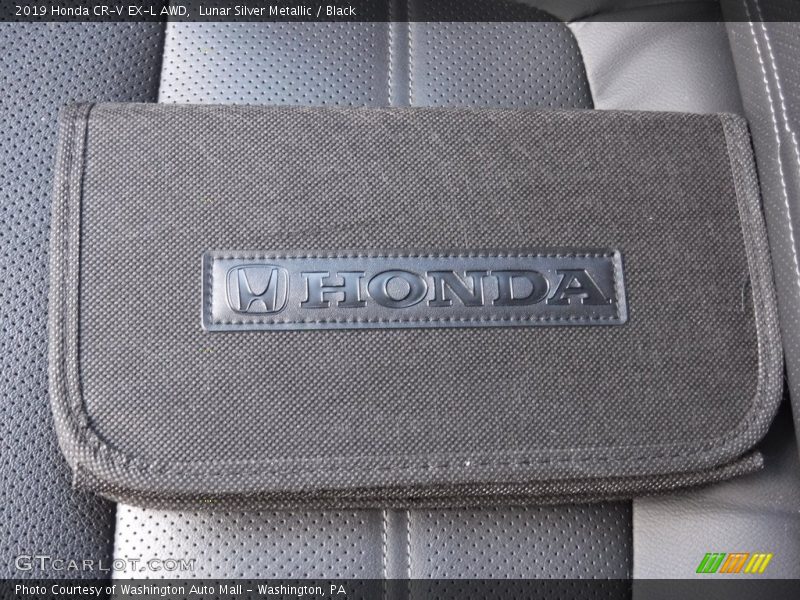 Lunar Silver Metallic / Black 2019 Honda CR-V EX-L AWD