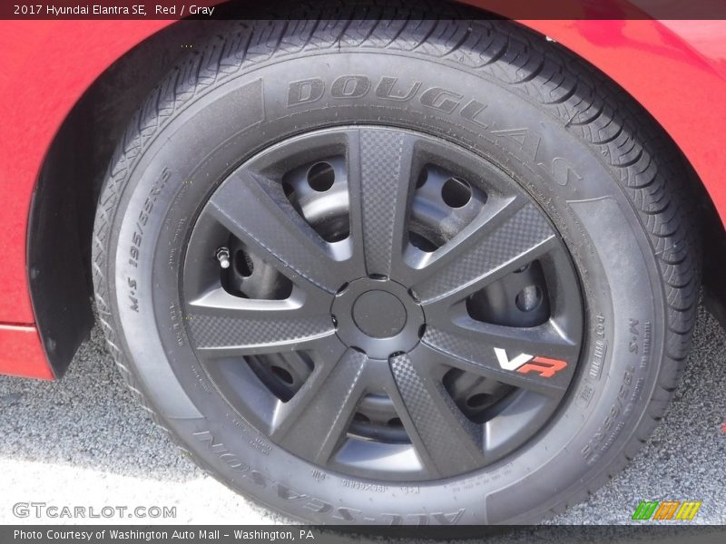 Red / Gray 2017 Hyundai Elantra SE