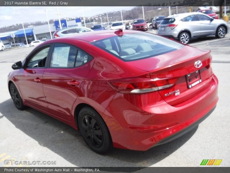 Red / Gray 2017 Hyundai Elantra SE