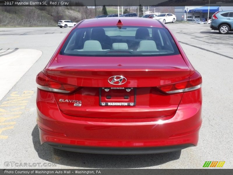 Red / Gray 2017 Hyundai Elantra SE