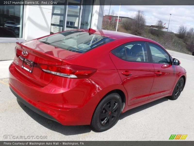 Red / Gray 2017 Hyundai Elantra SE