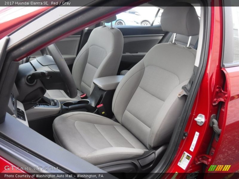 Red / Gray 2017 Hyundai Elantra SE