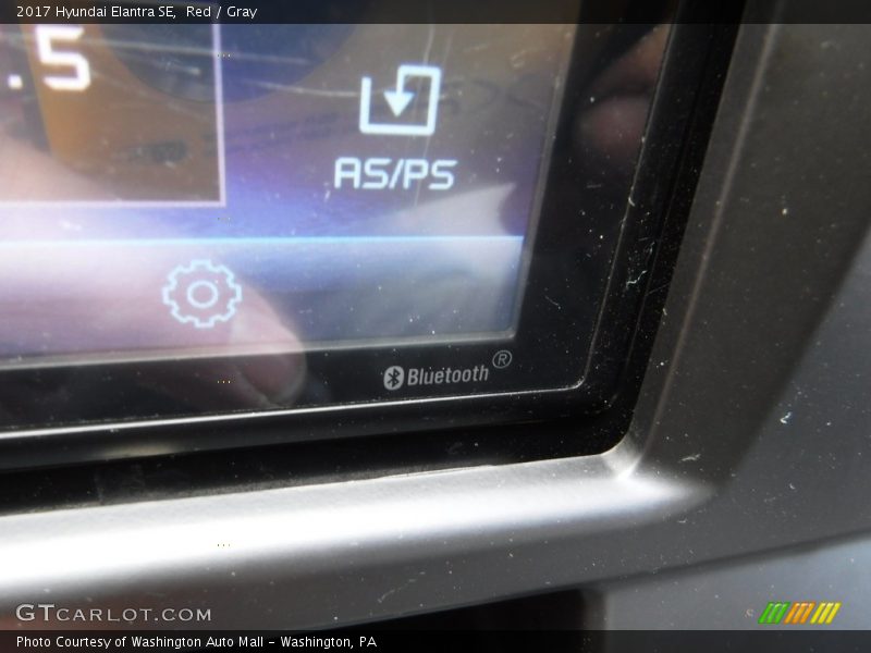 Red / Gray 2017 Hyundai Elantra SE