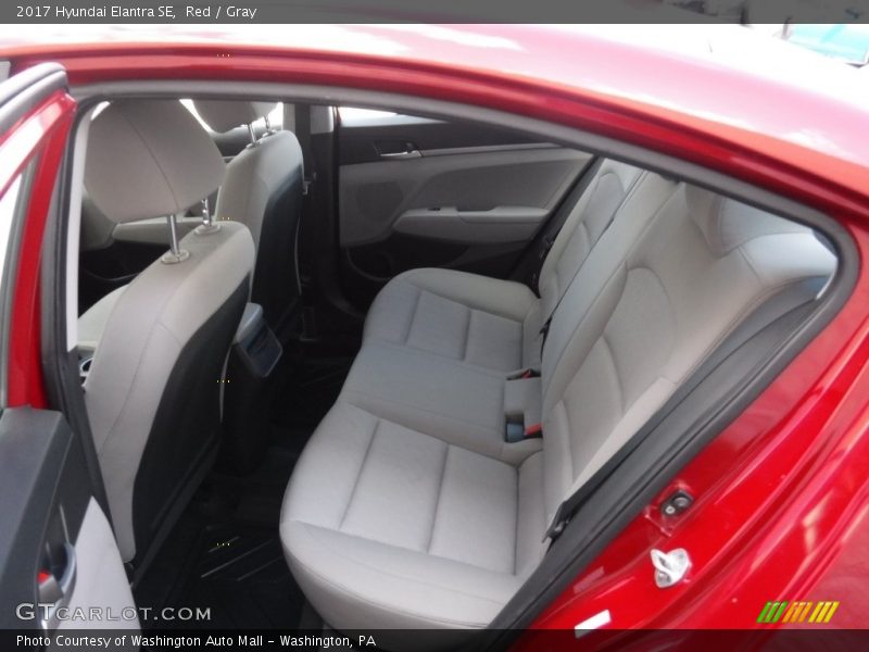 Red / Gray 2017 Hyundai Elantra SE