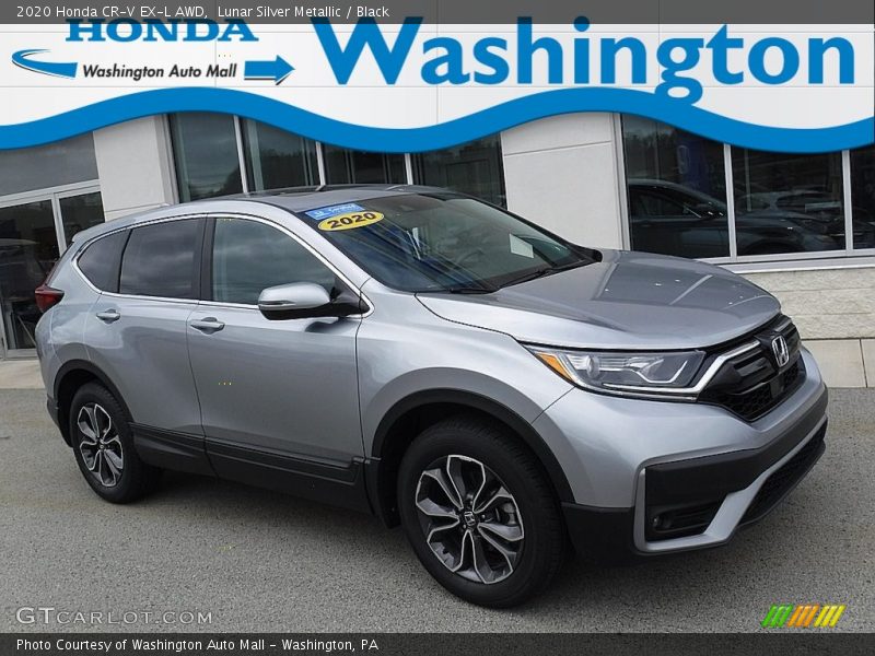 Lunar Silver Metallic / Black 2020 Honda CR-V EX-L AWD