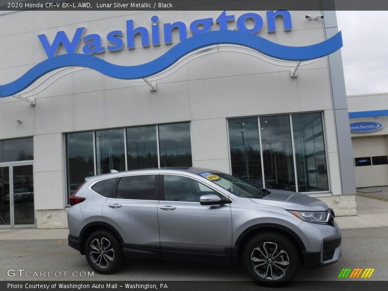 Lunar Silver Metallic / Black 2020 Honda CR-V EX-L AWD